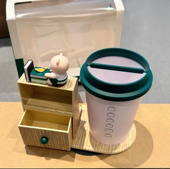LAST ONE Starbucks 2023 Bearista Penholder /Phone holder - Picture 3 of 5